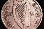 #779 - Ireland - 1934 - Half Crown - Silver - KM.8