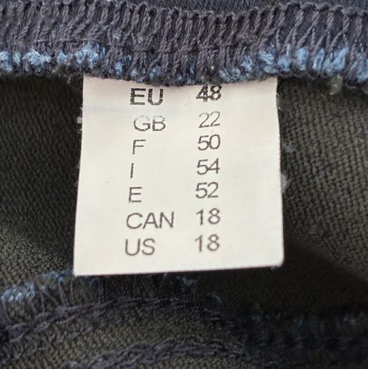 Ladies Navy Cropped Straight Fit Jeans from Robell