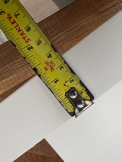 2 White Floating Shelves