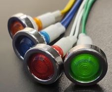 Multi Color Industrial 4pc Signal Circular Light 12 V, New, unopened.