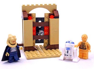 Lego Star Wars 4475: Jabba's Message (2003) 100% Complete (NO BOX)