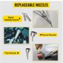 BRAND NEW 1600W Plastic Welding Gun Hot Air Torch Palstic Welder Kit W/ 4PCS Replacement Nozzles for PVC PP PE Pipe Vinyl Floor Image 4