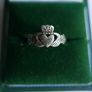 Vintage Sterling Silver 925 Irish Claddagh Rings size L1/2 - 1,5g Image 2