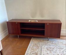 Heavy mahogany sideboard 70s 80s 90s