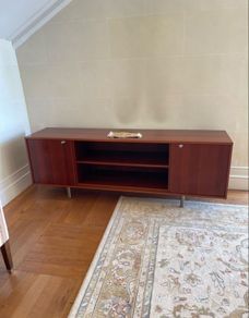 Heavy mahogany sideboard 70s 80s 90s