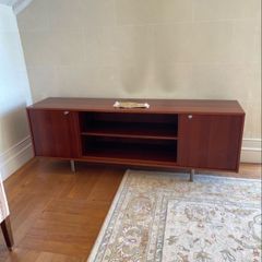 Heavy mahogany sideboard 70s 80s 90s
