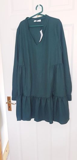 Mango Green Dress - Size L