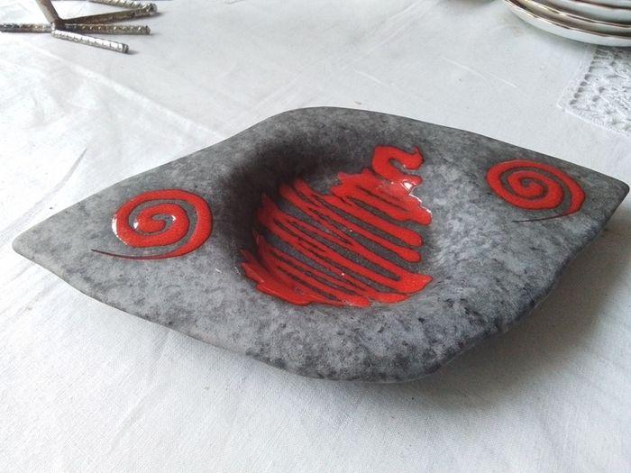 Grey Pottery Tray