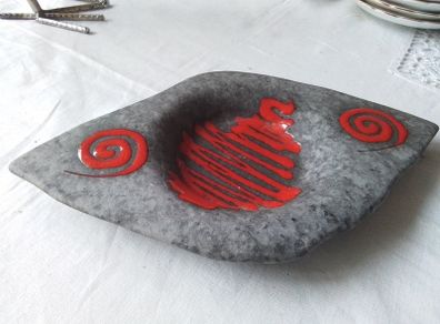 Grey Pottery Tray