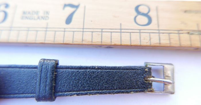 Vintage Ventex Antimagnetic Windup Brass Toned  Strap  Watch (in working order)