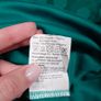 Vila Deep Teal Green Polka Dot Mesh Layered V-Neck Tank Top Cami Size XL Image 7