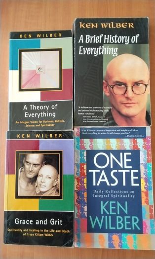 4 books by author Ken Wilber (philosophy/psychology)
