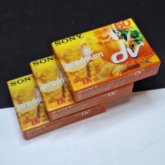Sony Premium Mini DV Digital Video Cassette Tapes 60min DVM60PR3 (New, Sealed Pack of 3)