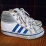 Adidas Honey Mid kids trainers blue white 10K 28 Image 2
