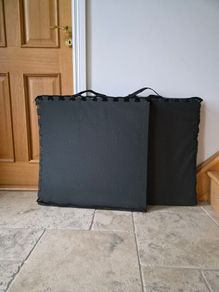 Foam black floor mats x12