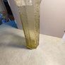 Rare  Vintage Light Amber ( Honey Gold ) Austrine Vase. Image 3
