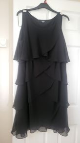 Black plus size cocktail  dress  size 24