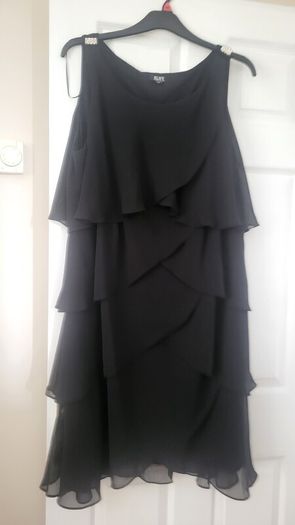 Black plus size cocktail  dress  size 24