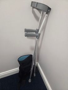 Crutches & Medical Boot