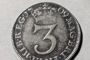 Silver 3D Queen Anne 1709