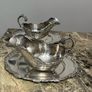 silver plated gravy sauce boat Image 8