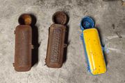 pierce and Wexford engineering cast iron toolboxes