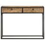 Console Table 100x35x75 cm Solid Mango Wood Image 2
