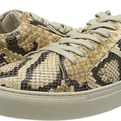 SELECTED Women's Leather Trainer B Sneaker, SLFDONNA New Snake 37 EU, 4 UK