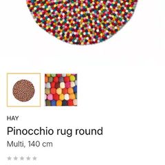 Designer Hay Pinocchio Rug