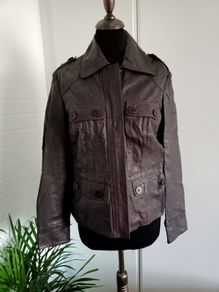 Rocha jonh Rocha leather jacket size 12