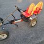 Berg XL 2 seater go kart. Red and in very good condition Image 3