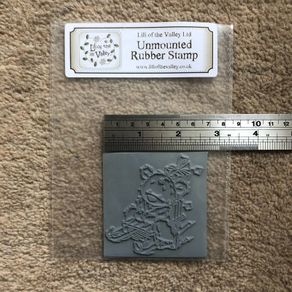 Lili of the Valley rubber stamp, brand new, unmounted
