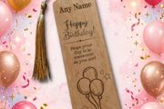 Personalised Birthday Bookmarks