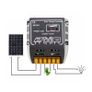 12V/24V 20A Solar Panel Charge Controller Battery Regulator Safe Protection Image 2
