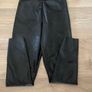 Gallery Black Leather Trousers Leggings Image 2