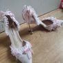 Pink Butterfly heels Image 3