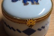 Vintage Limoges Castel Porcelain Pill Box