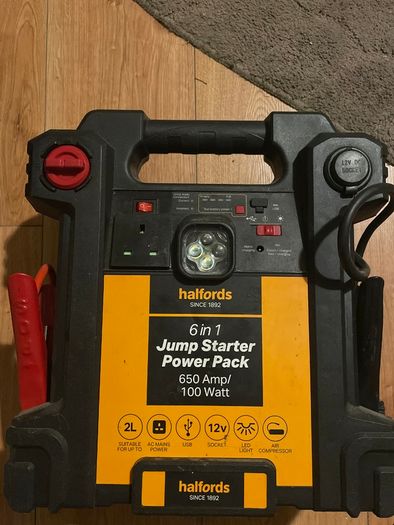 6 in 1 Jump Starter Power Pack