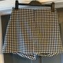 ZARA ladies B/W gingham mini skirt Size M Image 2
