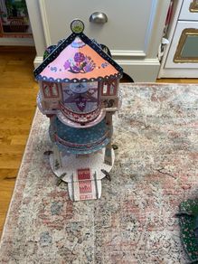 toy: cardboard tower