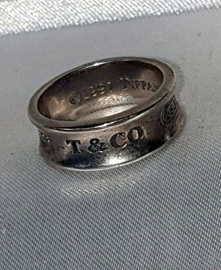Authentic Vintage Tiffany & Co. 1837 Silver Ring