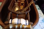 Vintage copper and brass
