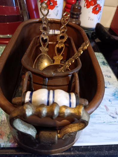 Vintage copper and brass