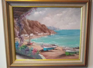 Signed Oil on canvas (24025)