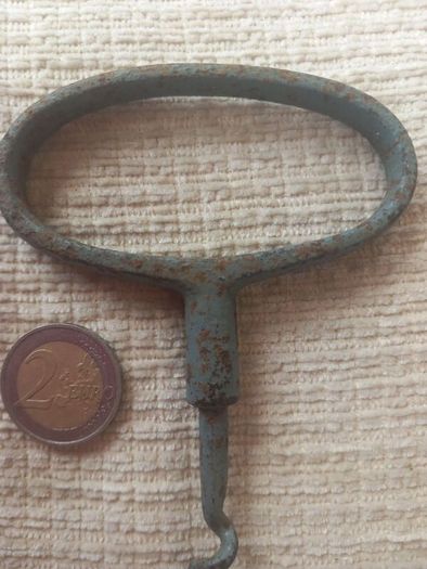 Antique T-Handle Iron Corkscrew