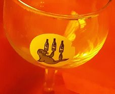 baby seal wine glass