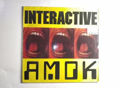 Interactive - Amok + KOMA! - Dance Street Records - GERMAN Pressing! Two QUALITY 90s GERMAN Techno BANGERS!!