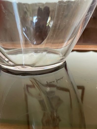 Large Designer Hennessy Transparent Durable Ice Bucket with Gilt Script