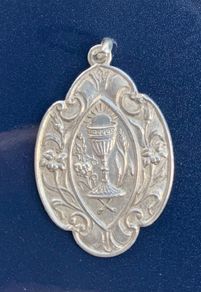 Large Sterling Silver Medal