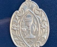 Large Sterling Silver Medal